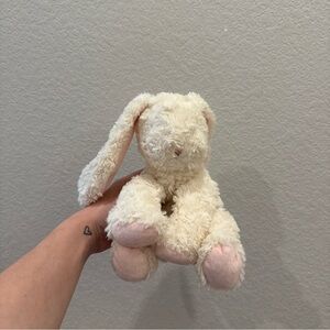 Bunnies by the Bay Cream and Pink Stuffed Bunny